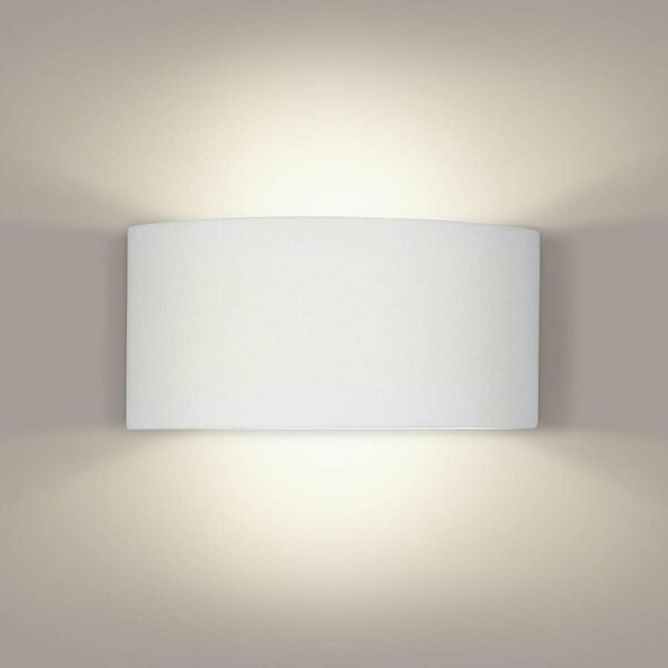 A19 Lighting Nicosia E26 Base Dimmable LED Wall Sconce, Bisque 1702-1LEDE26